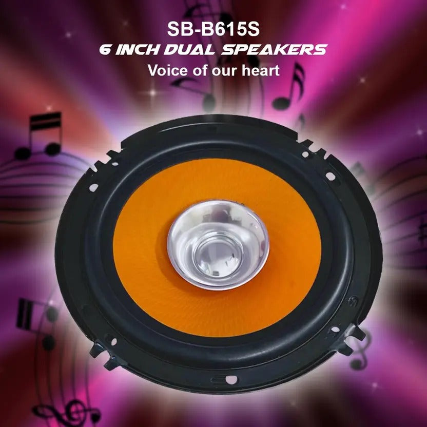 SB-B-615 6 INCH 400 W MAX DOOR SPEAKER WITH DUAL 2 Piece Speaker In BOX